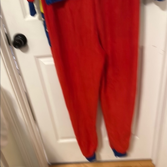 Women's wonder, woman Superhero Hooded Onesie - Red and Blue - Picture 11 of 12